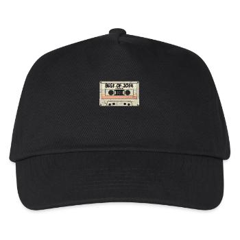 Best of 2014 Cassette Retro Tape - Kids’ Baseball Cap - black - Front