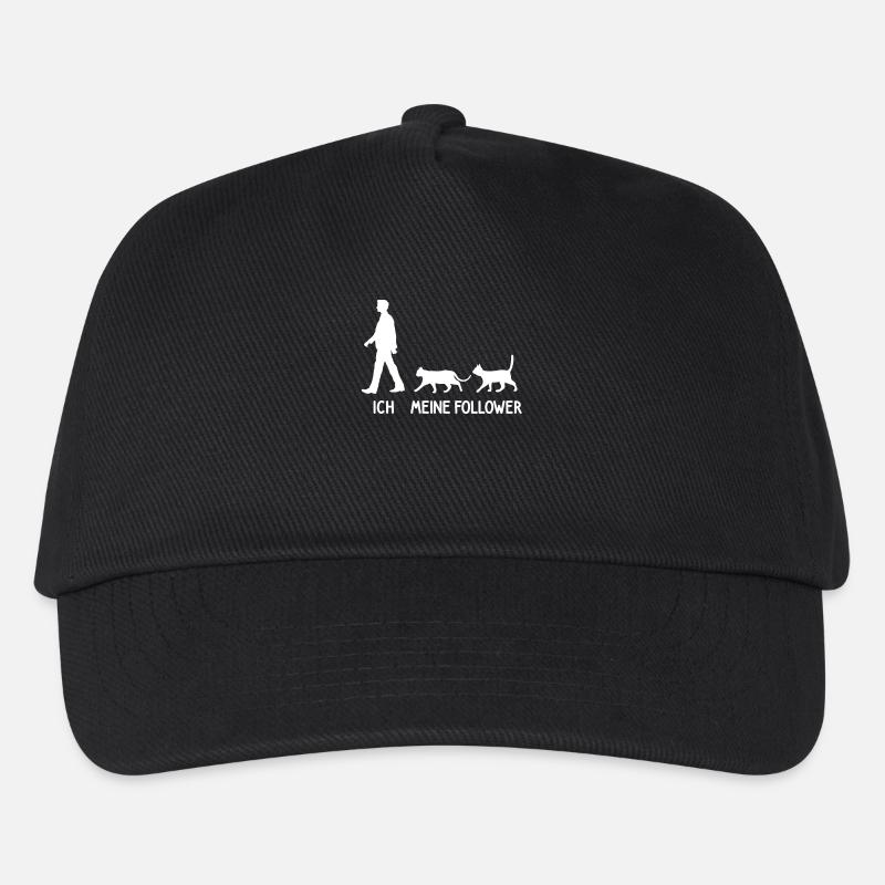 Ich Meine Follower Katzen Züchter Katze Kitten - Kinder Basecap - Schwarz