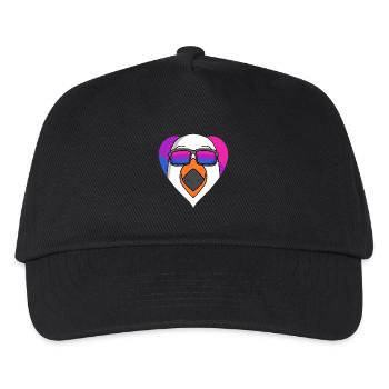 Cadeau de mouette bisexuelle - Casquette de baseball Enfant - noir - Devant