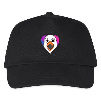 Cadeau de mouette bisexuelle - Casquette de baseball Enfant - noir - Devant