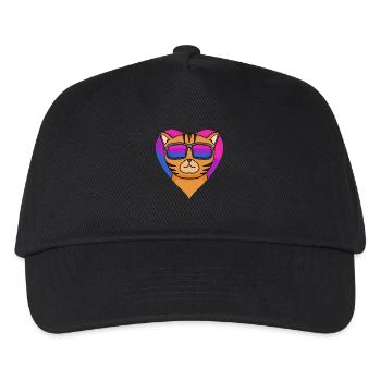 Bisexual Bengal Cat Cat Gift - Kids’ Baseball Cap - black - Front