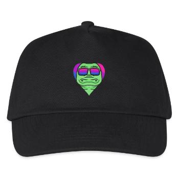 Bisexuell Krokodil Geschenk - Kinder Basecap - Schwarz - Vorne
