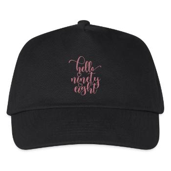 Hello Ninety Eight Cute 98 Years Old Birthday - Kids’ Baseball Cap - black - Front