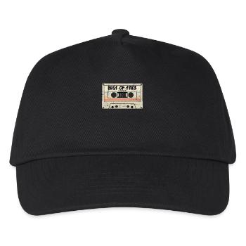 Best of 1983 Cassette Retro Tape - Kids’ Baseball Cap - black - Front