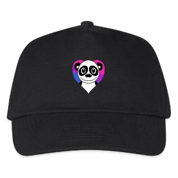 Cadeau panda bisexuel - Casquette de baseball Enfant - noir - Devant