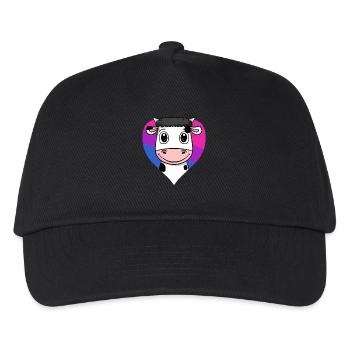 Cadeau de vache bisexuelle - Casquette de baseball Enfant - noir - Devant