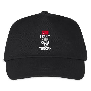 Je n’arrive pas à garder mon calme, je suis Turc - Casquette de baseball Enfant - noir - Devant