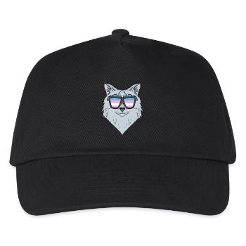Transgender Transsexuell Sibirische Katze - Kinder Basecap - Schwarz - Vorne