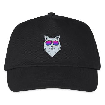 Bisexual Siberian Cat Cat Gift - Kids’ Baseball Cap - black - Front