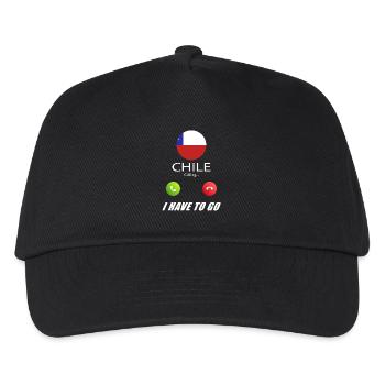 Chile calls lusiger flags saying - Kids’ Baseball Cap - black - Front