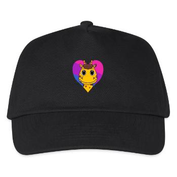 Cadeau Girafe Bisexuelle - Casquette de baseball Enfant - noir - Devant