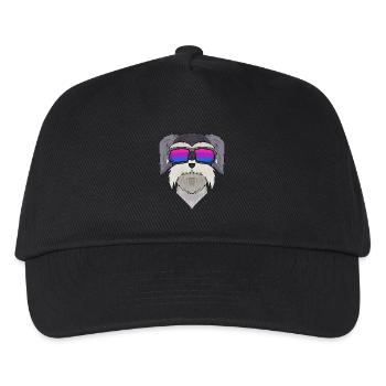 Cadeau bisexuel Schnauzer Dog - Casquette de baseball Enfant - noir - Devant