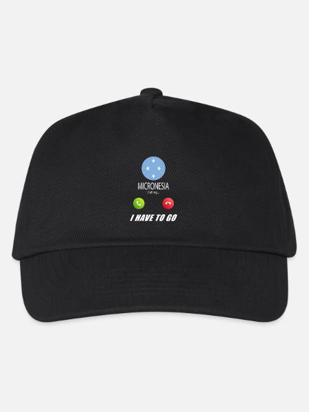 Micronesia calls on Lusiger flags saying - Kids’ Baseball Cap - black