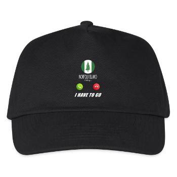 Norfolk Island calls lusiger flags saying - Kids’ Baseball Cap - black - Front