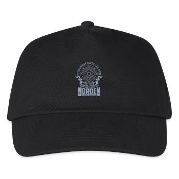 Du kannst mich aus dem Norden holen - Kinder Basecap - Schwarz - Vorne