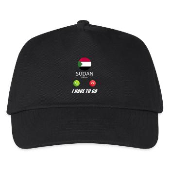 Sudan calls lusiger flags - Kids’ Baseball Cap - black - Front