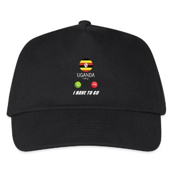 Uganda calls lusiger flags slogan - Kids’ Baseball Cap - black - Front