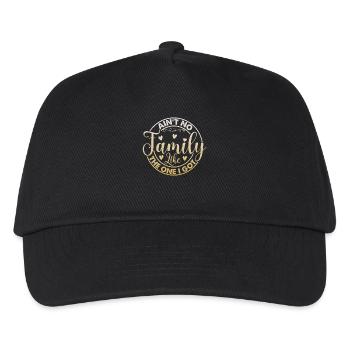 Family Appreciation Ain't No Family - Kids’ Baseball Cap - black - Front