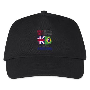 Half British Half Brazilian - Kids’ Baseball Cap - black - Front
