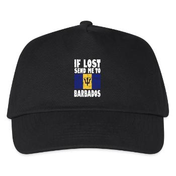 Barbados Flag Saying - Kids’ Baseball Cap - black - Front