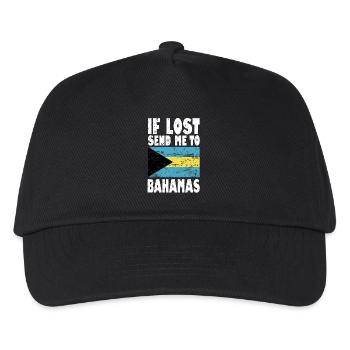 Bahamas Flag Saying - Kids’ Baseball Cap - black - Front