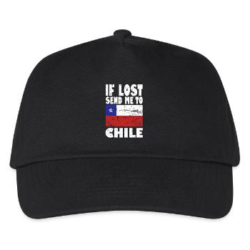 Dicton du drapeau du Chili - Casquette de baseball Enfant - noir - Devant