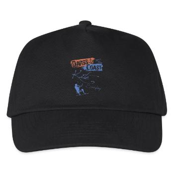 DarssCoast - Kite Surfing - Kinder Basecap - Schwarz - Vorne