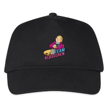TKKG Team Willi Klösschen - Kinder Basecap - Schwarz - Vorne