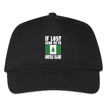 Norfolk Island Flag Saying - Kids’ Baseball Cap - black - Front