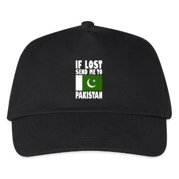 Pakistan Flag Saying - Kids’ Baseball Cap - black - Front