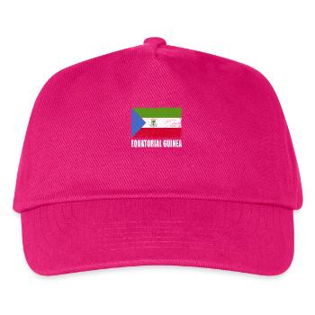 Equatorial Guinea Flag - Kids’ Baseball Cap - fuchsia - Front