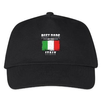 Italienischer Vater Beste Väter Italien - Kinder Basecap - Schwarz - Vorne