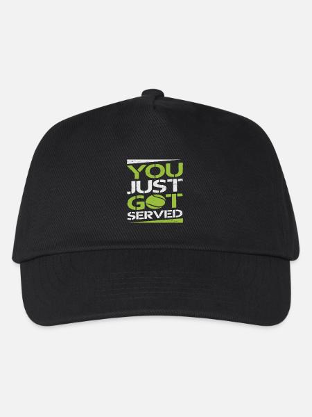You Just Got Served – Basketball Motiv - Kinder Basecap - Schwarz