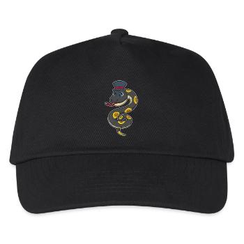 Snake Cylinder - Kids’ Baseball Cap - black - Front