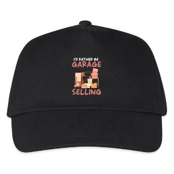Slogan de vente de garage - Casquette de baseball Enfant - noir - Devant