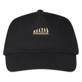 Klempner-evolution - Kinder Basecap - Schwarz - Vorne