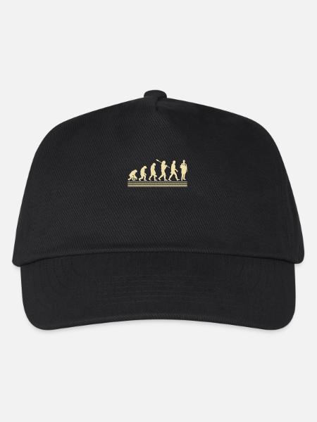 Evolution Des Arztes - Kinder Basecap - Schwarz