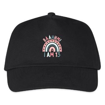 13 ans Rainbow Rainbow 13ème anniversaire - Casquette de baseball Enfant - noir - Devant