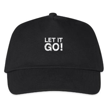 Lâchez-le en disant - Lâchez simplement prise - Casquette de baseball Enfant - noir - Devant
