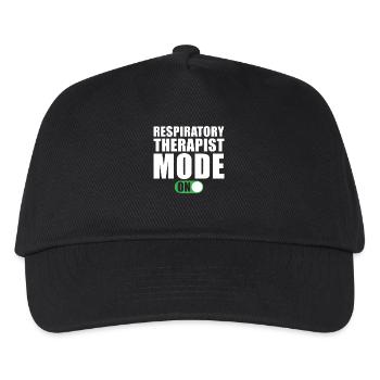 Atmungstherapeut Modus An - Kinder Basecap - Schwarz - Vorne