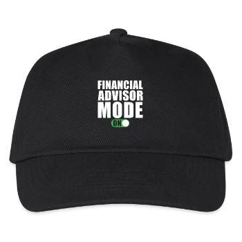 Finanzberater Modus an - Kinder Basecap - Schwarz - Vorne
