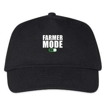 Landwirt Modus Ein - Kinder Basecap - Schwarz - Vorne