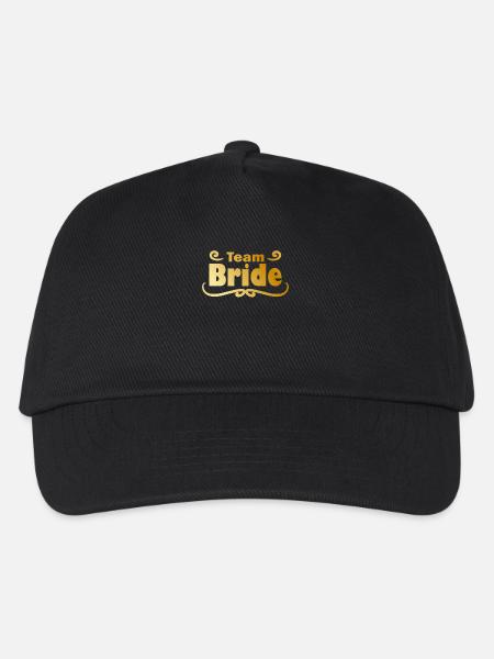 Team Bride en or - Casquette de baseball Enfant - noir