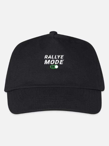 Rallye Rennsport Motorsport Rallye Modus An - Kinder Basecap - Schwarz