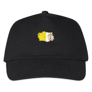 Vatican City Flag Grunge Vatican City Flag - Kids’ Baseball Cap - black - Front