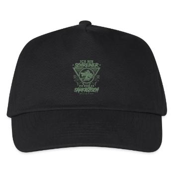 Schreiner Geschenkideen - Kinder Basecap - Schwarz - Vorne