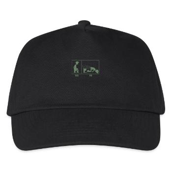Toilet Toilet Instructions for pooping - Kids’ Baseball Cap - black - Front