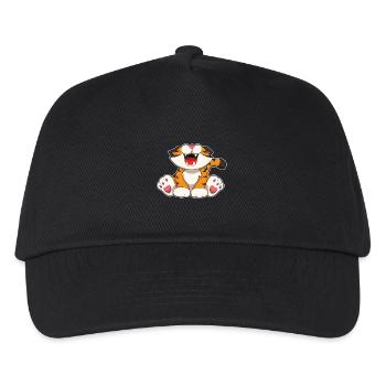Roaring Tiger - Kids’ Baseball Cap - black - Front