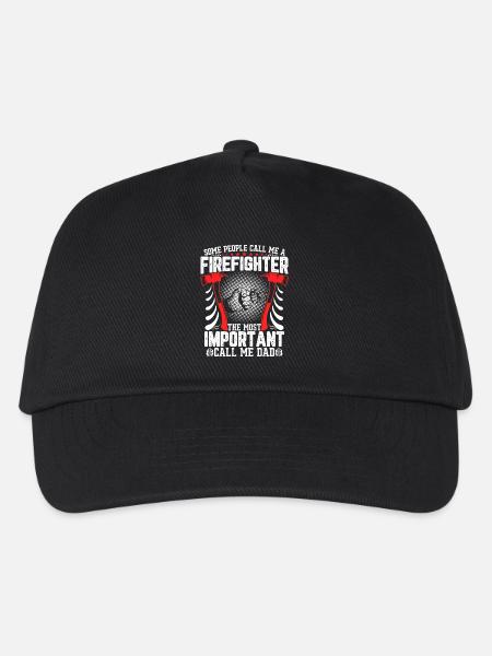 Fire Brigade Dad: The Most Important Call - Kids’ Baseball Cap - black