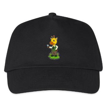 Giraffe Smartphone - Kids’ Baseball Cap - black - Front